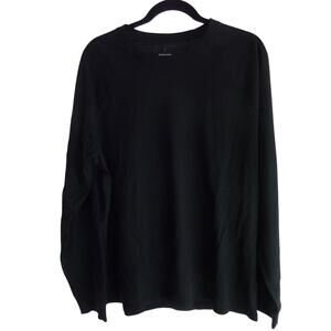 NWOT Everlane Mens Black Long Sleeve Shirt L